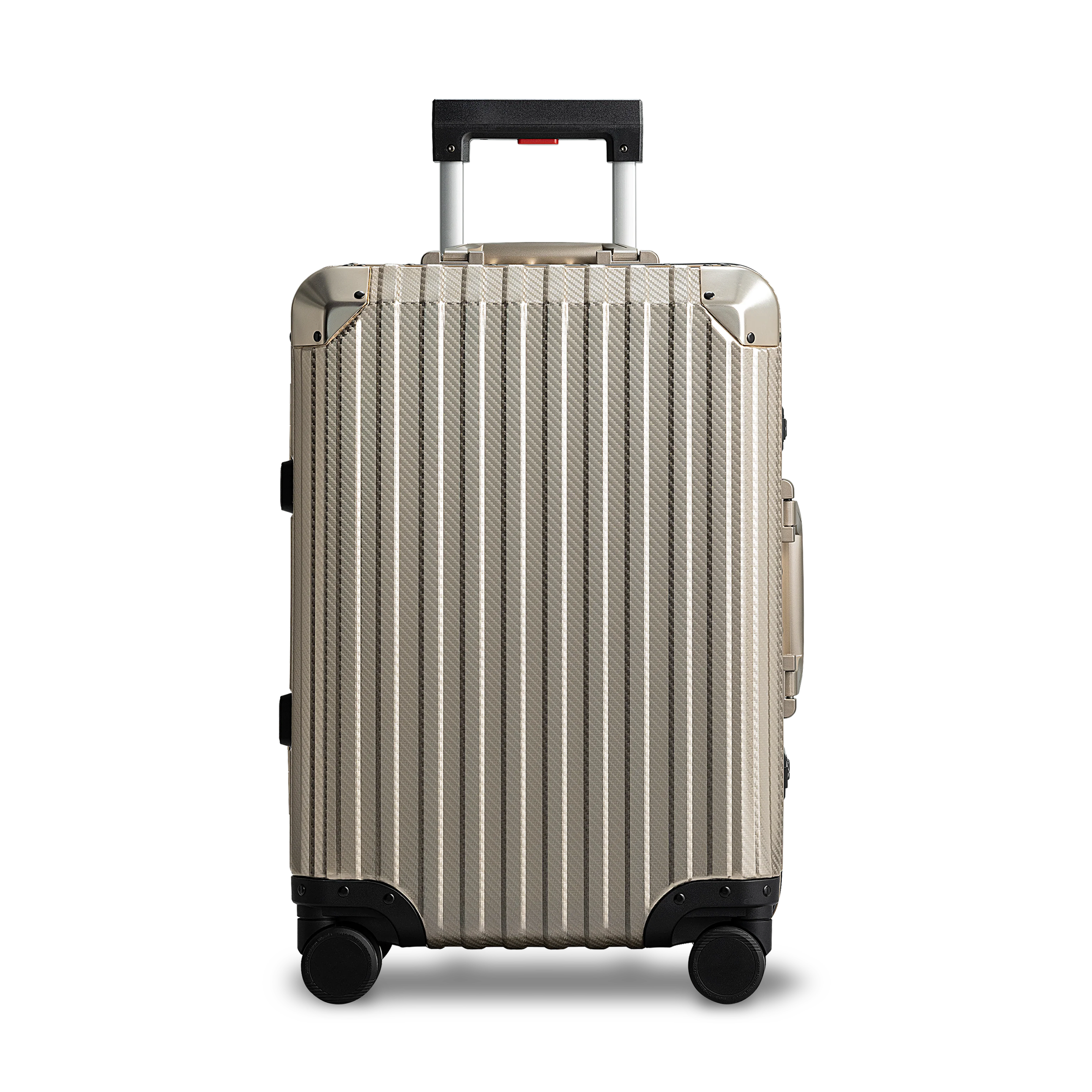 Champagne Aluminium suitcase