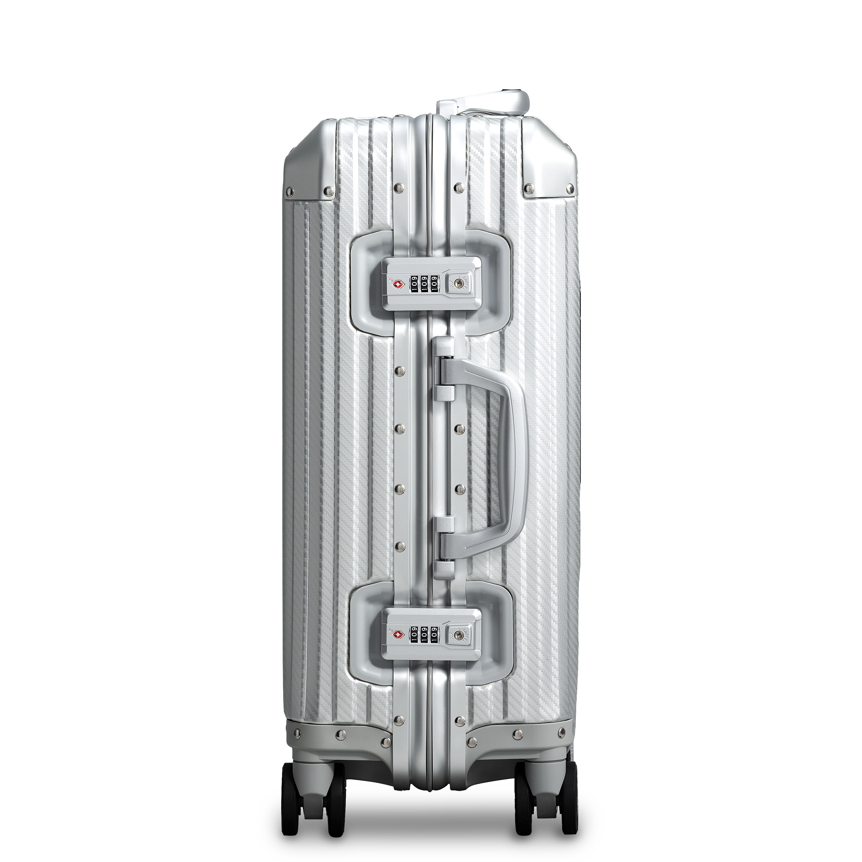 Silver Aluminum Suitcase