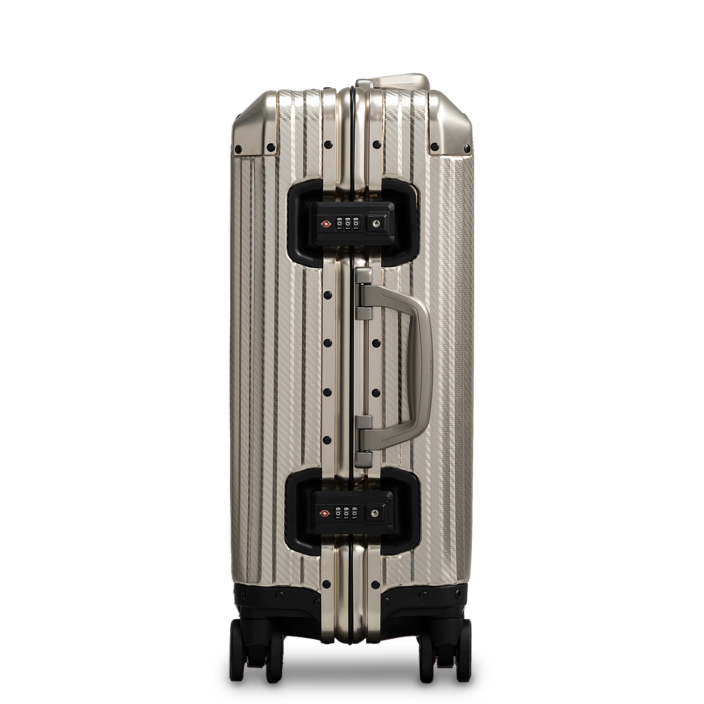 Champagne Aluminium suitcase