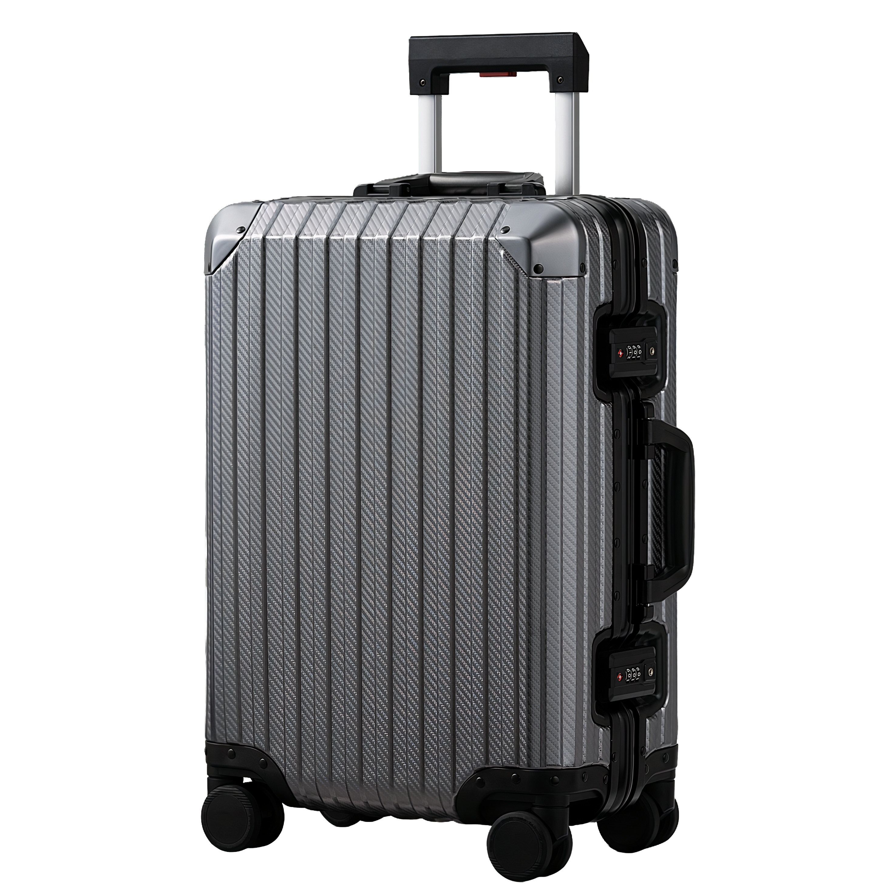 Gun Metal Aluminum Suitcase