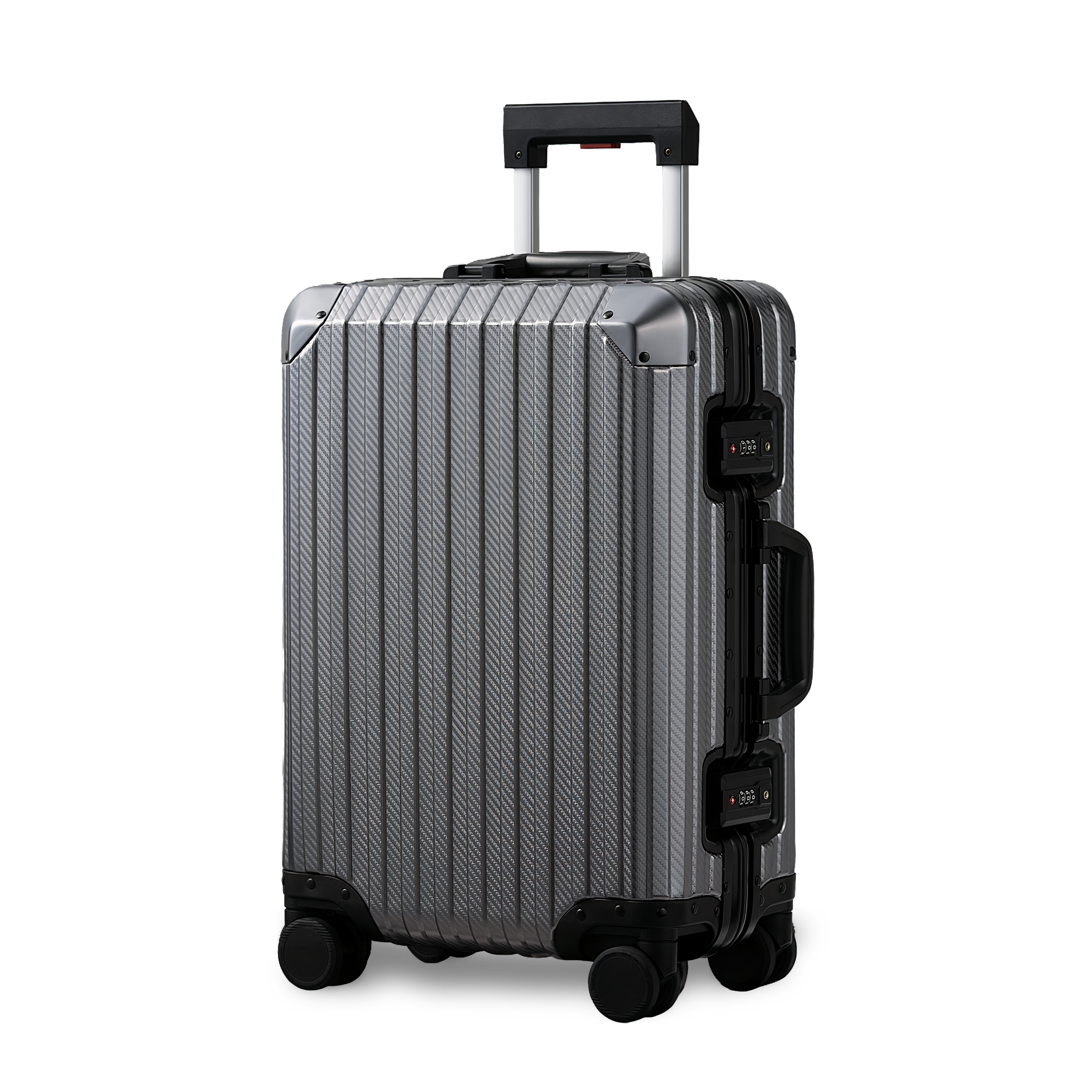 Gun Metal Aluminum Suitcase