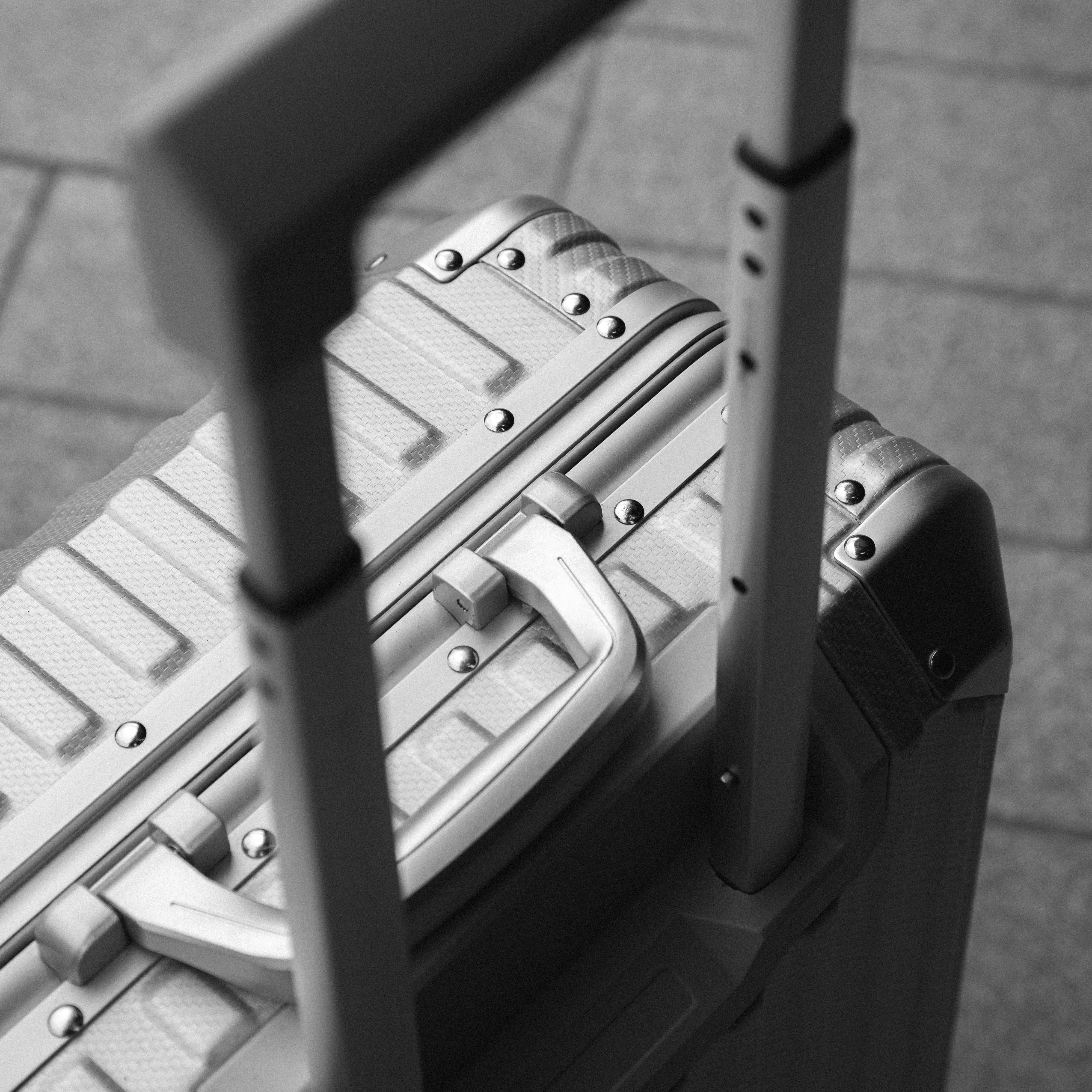 Silver Aluminium Suitcase