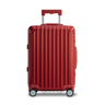 Red Aluminum Suitcase