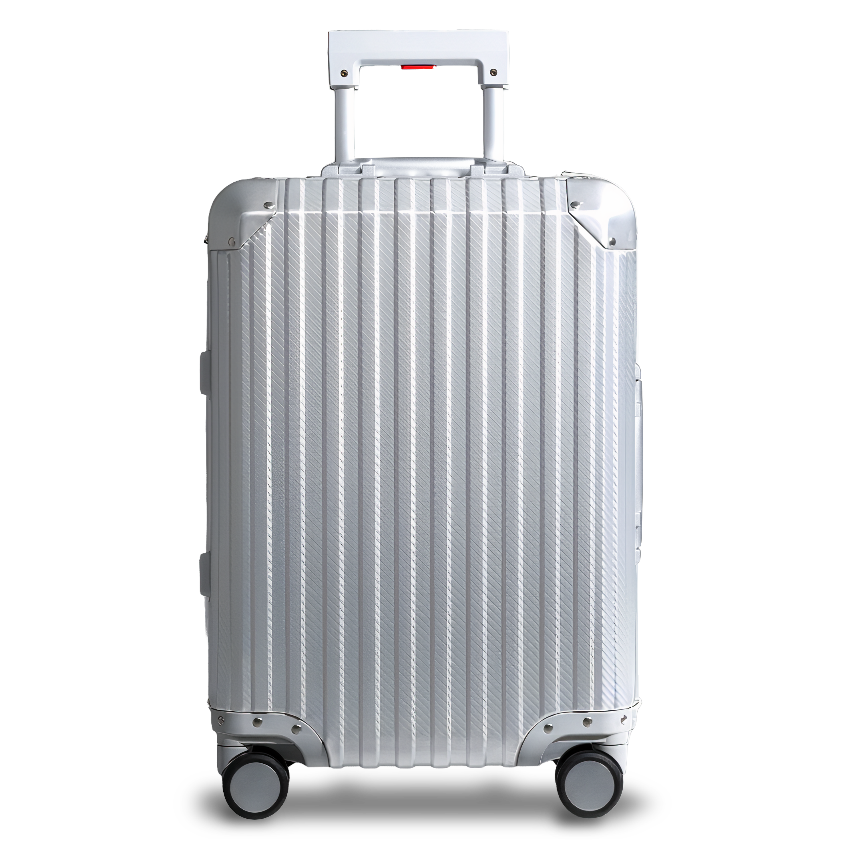 Silver Aluminum Suitcase
