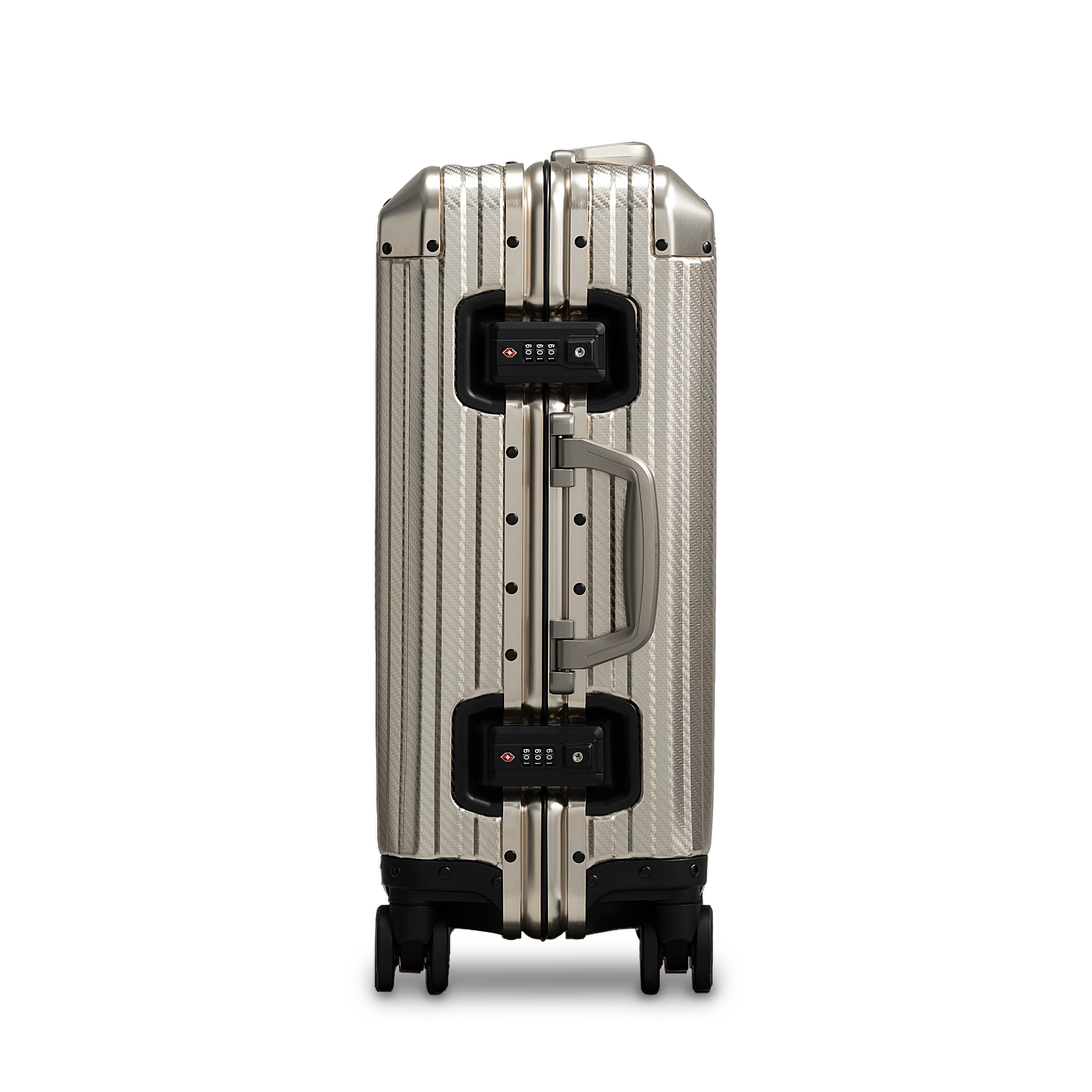 Champagne Aluminium suitcase