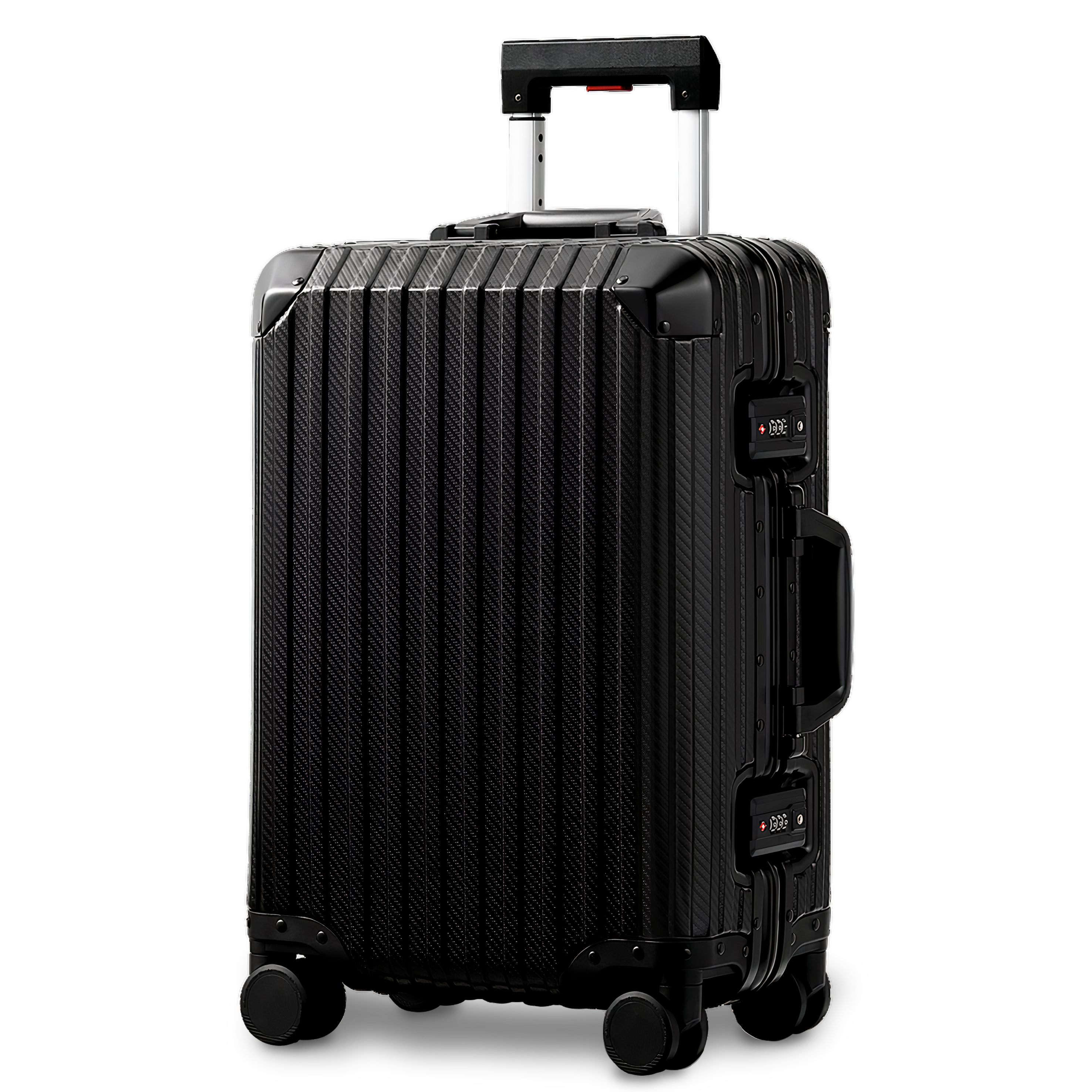 Black Aluminum Suitcase
