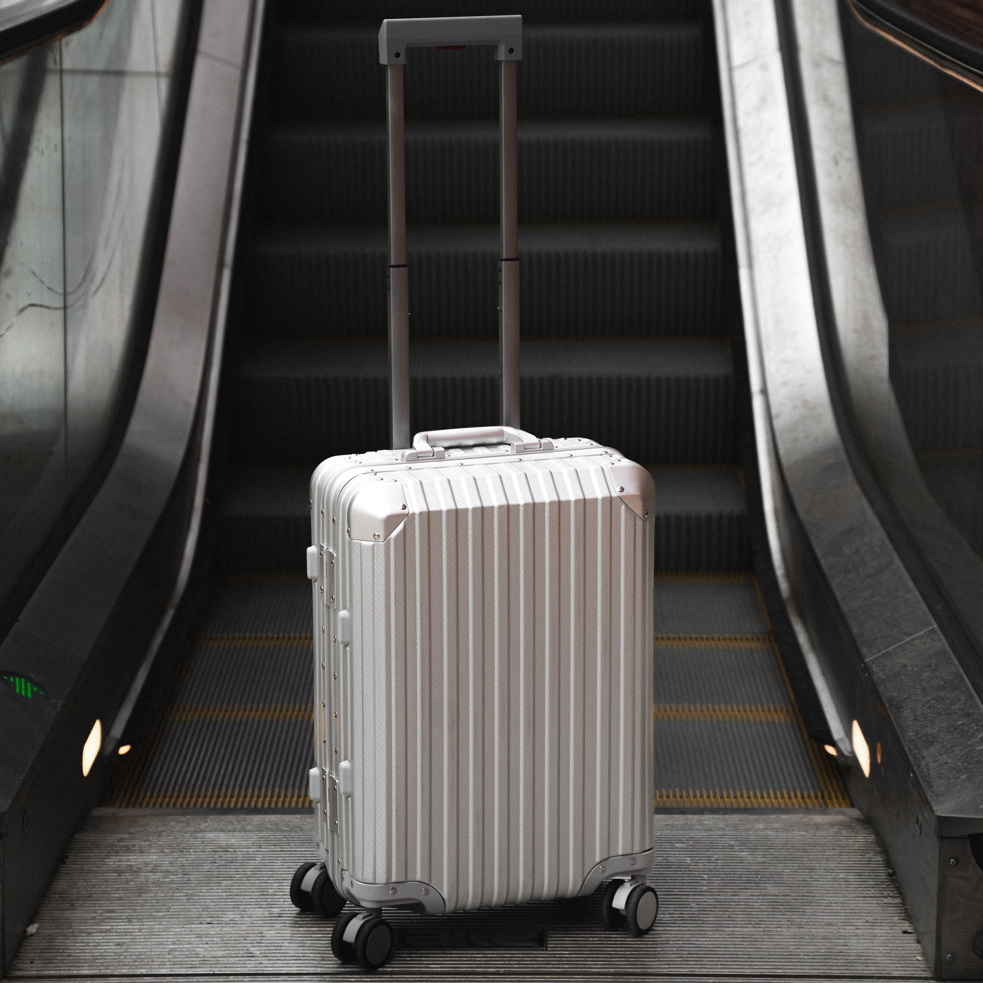 Silver Aluminium Suitcase